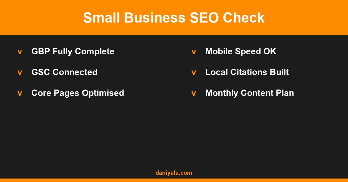 Small Business SEO Check -- best seo strategies for small business