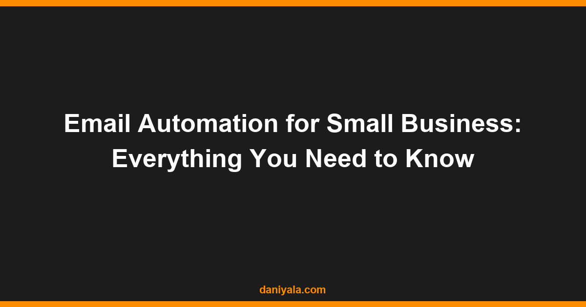 email automation for small business