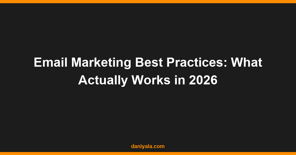 email marketing best practices
