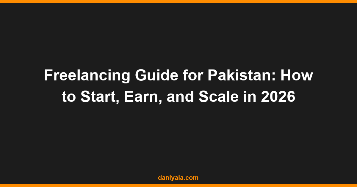 freelancing guide pakistan