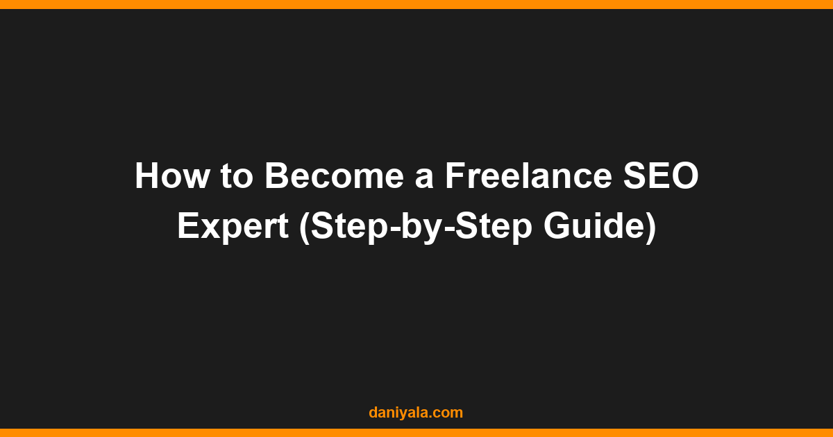 how to become a freelance seo expert