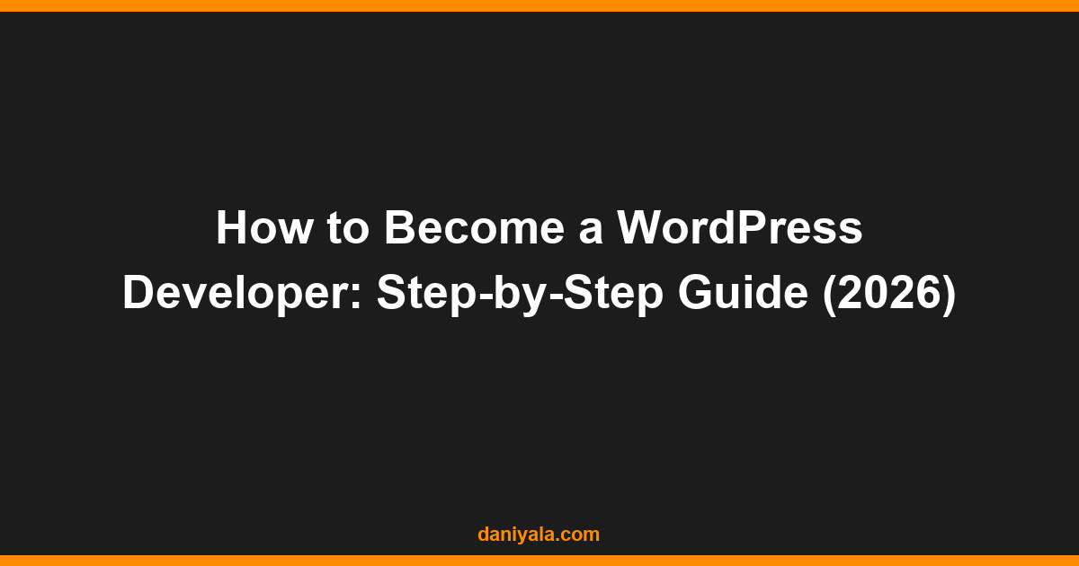 how to become a wordpress developer