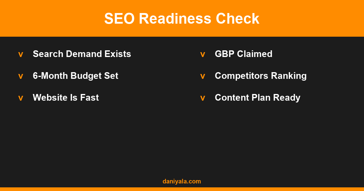 SEO Readiness Check -- is seo worth it for small business
