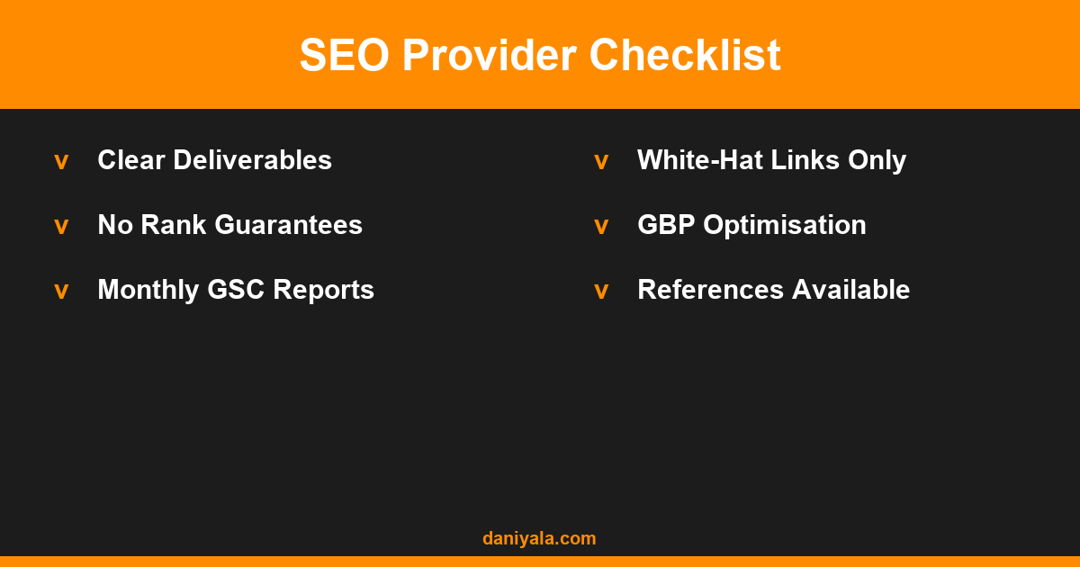 SEO Services in Lahore: How to Get Your Business to Page 1 2 SEO Provider Checklist -- seo services in lahore