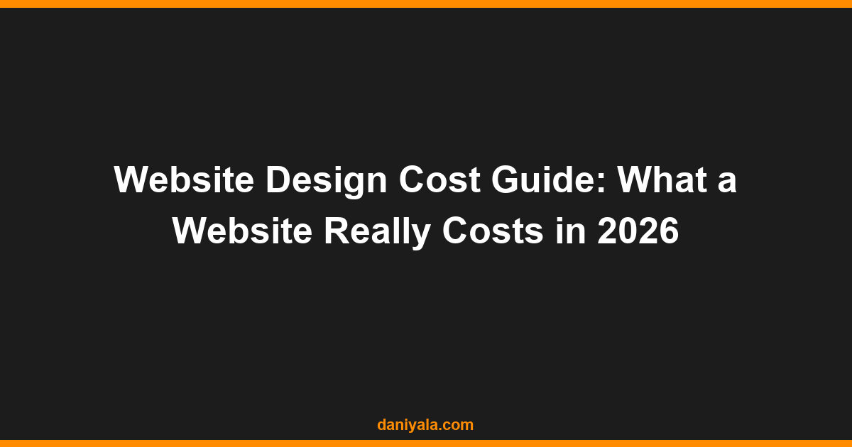 website design cost guide