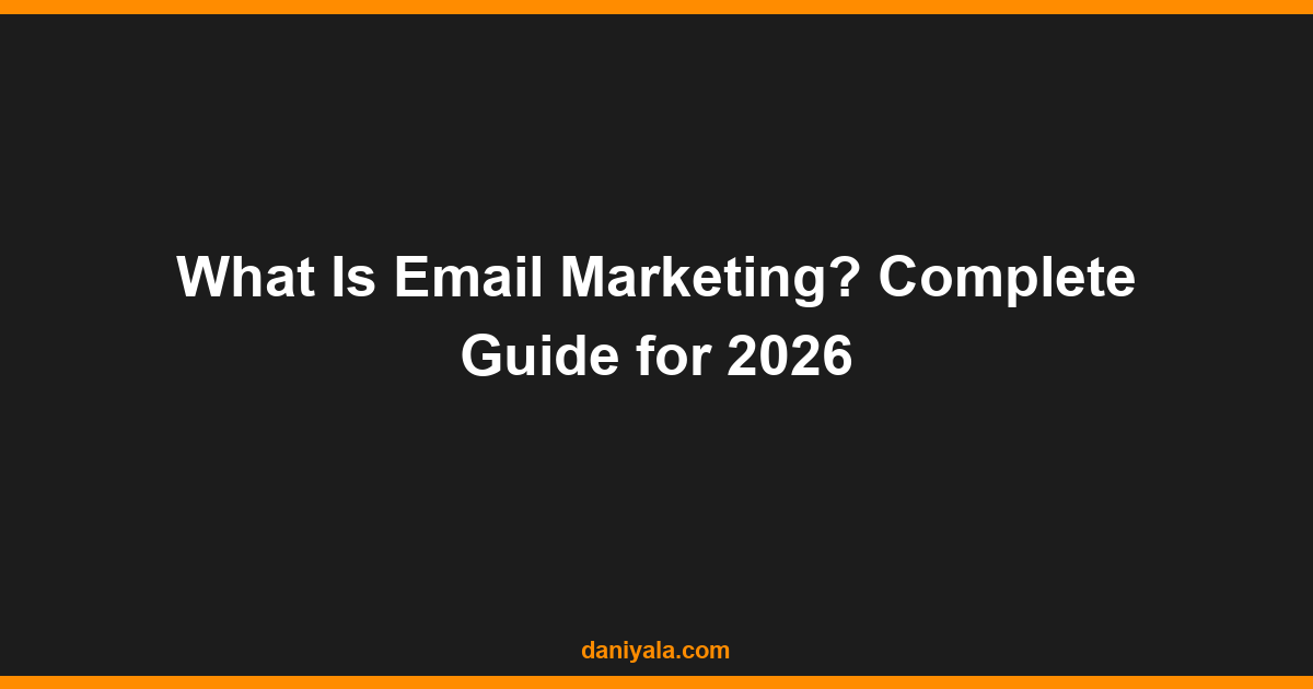 what is email marketing