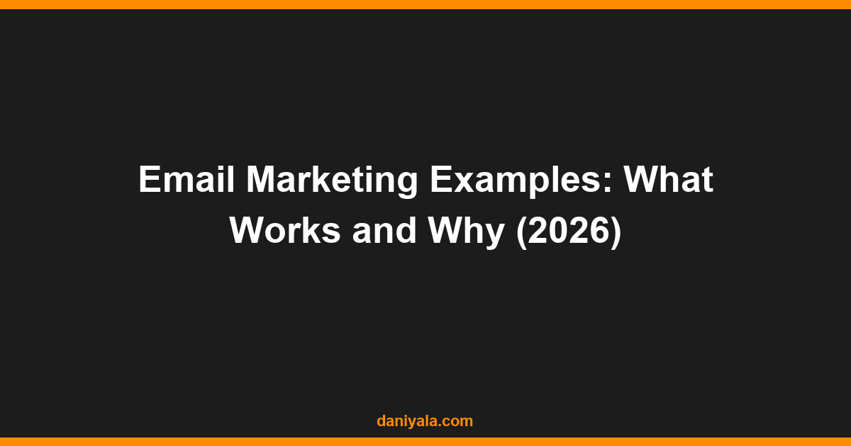 email marketing examples