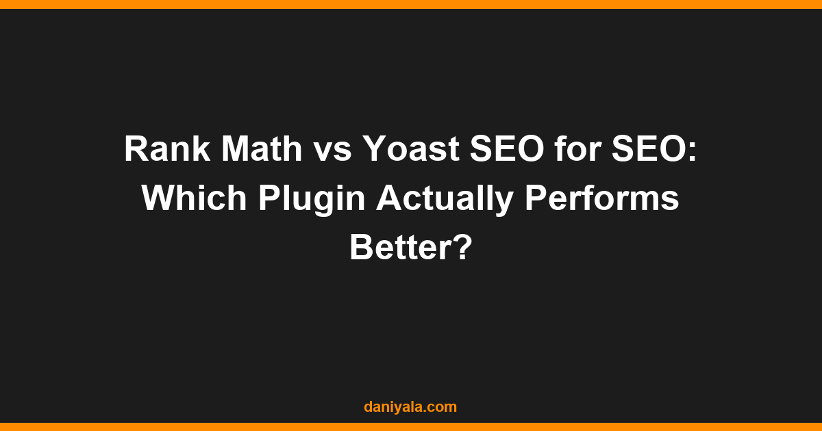 rank math vs yoast seo for seo