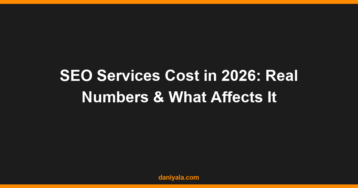 seo services cost in 2026