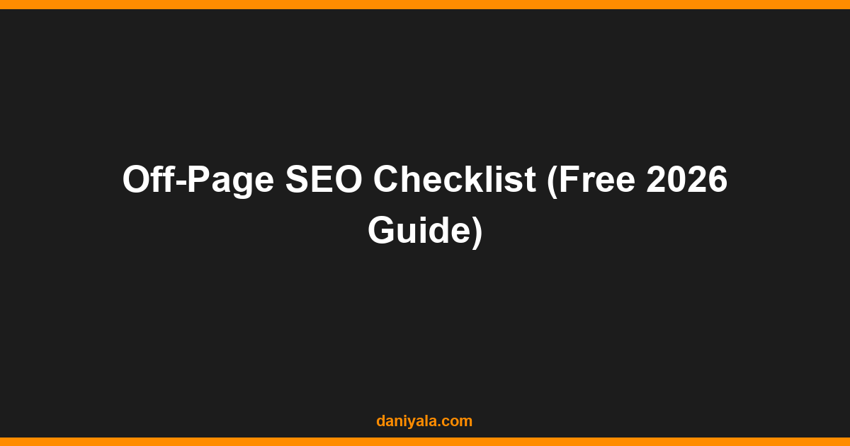 off-page seo checklist